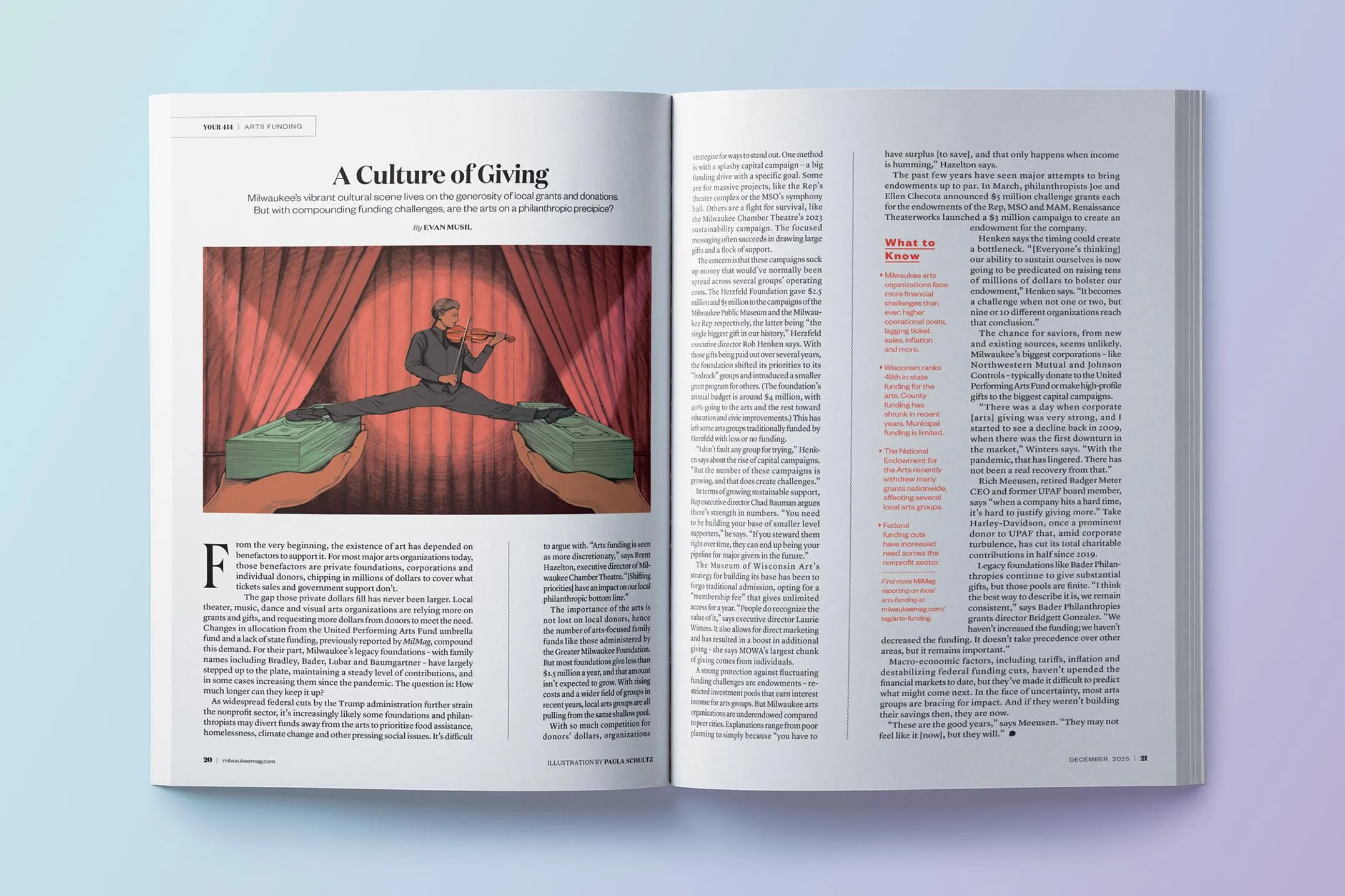 Magazine Article Aptly Frames The Arts Funding Challenge