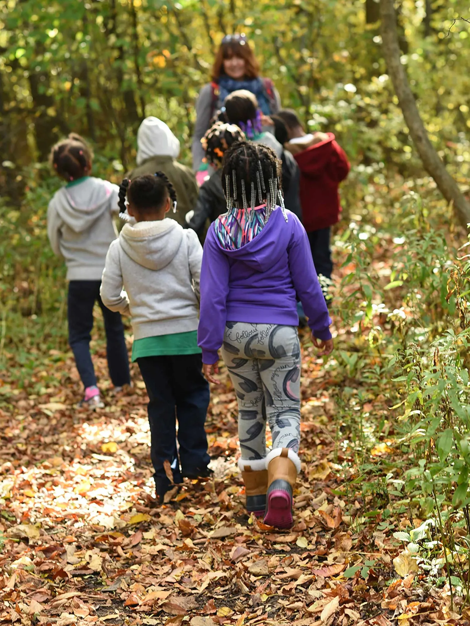 Preschoolers at the Schlitz Audubon Nature Center