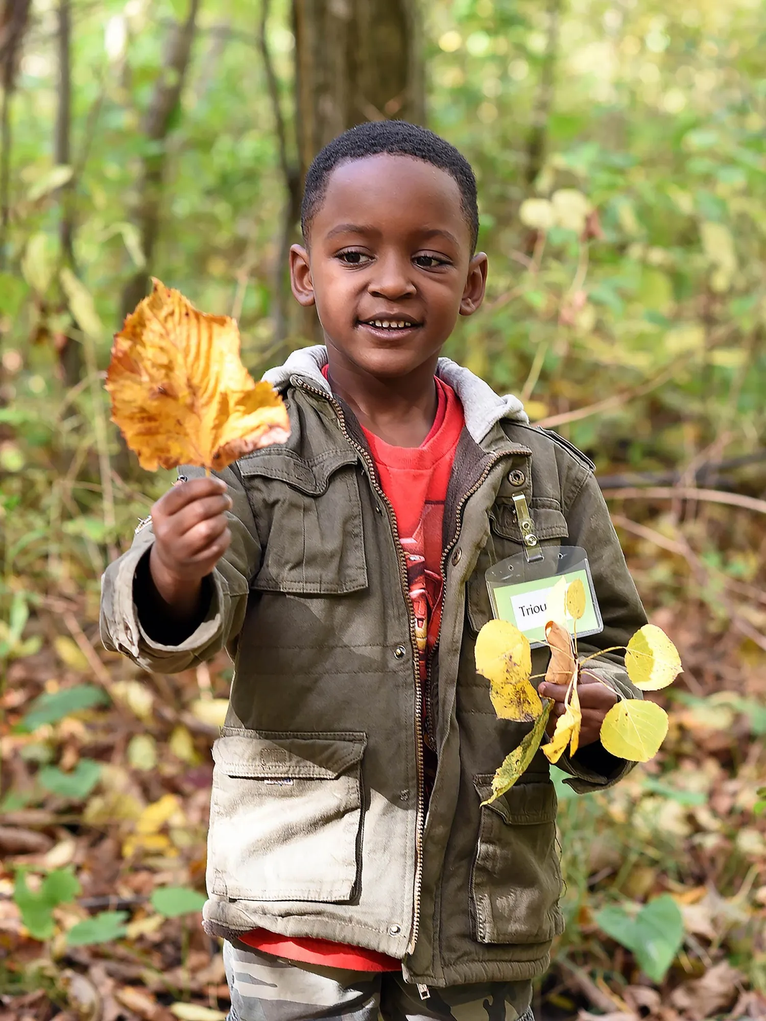 Preschooler at the Schlitz Audubon Nature Center